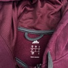 Adidas Fleece Hoodie Adult Size Small Maroon Red Full Zip Sweatshirt Logo