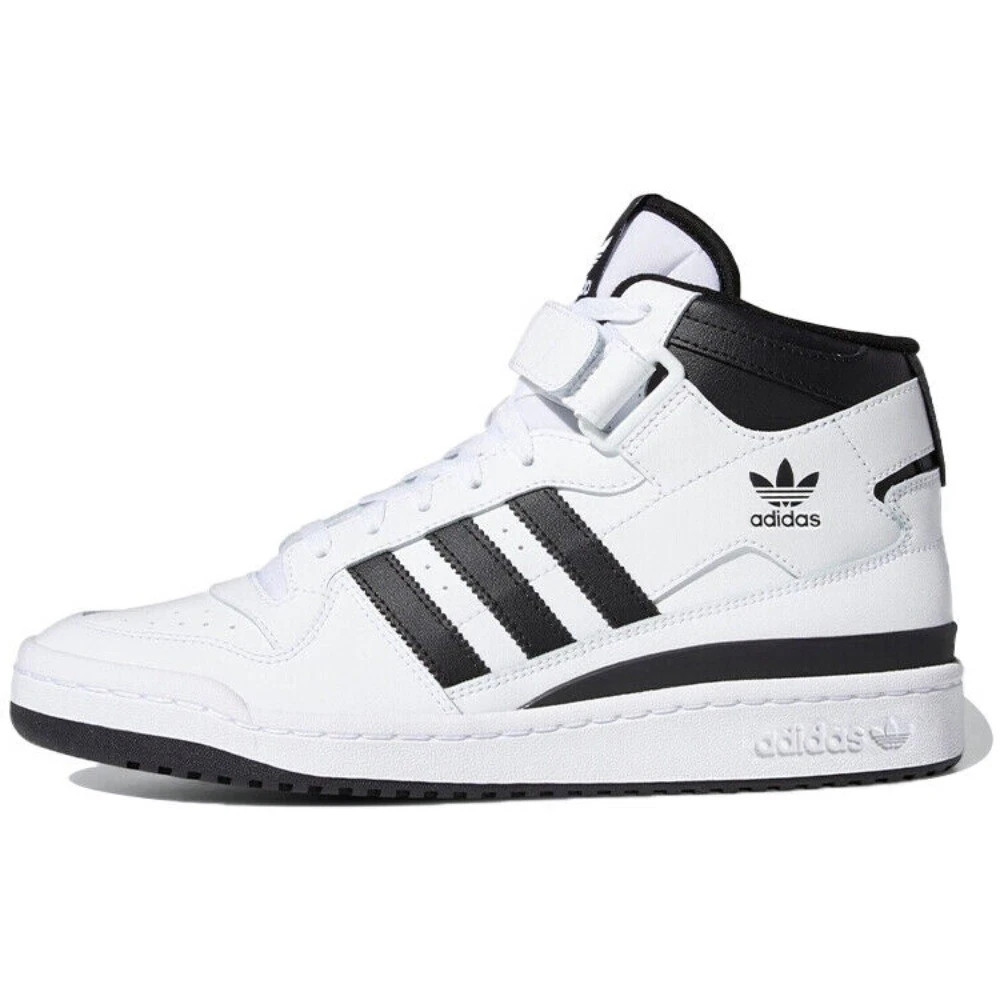 Talla 9us Adidas Forum Mid Men s Size 9 White Black Shoes