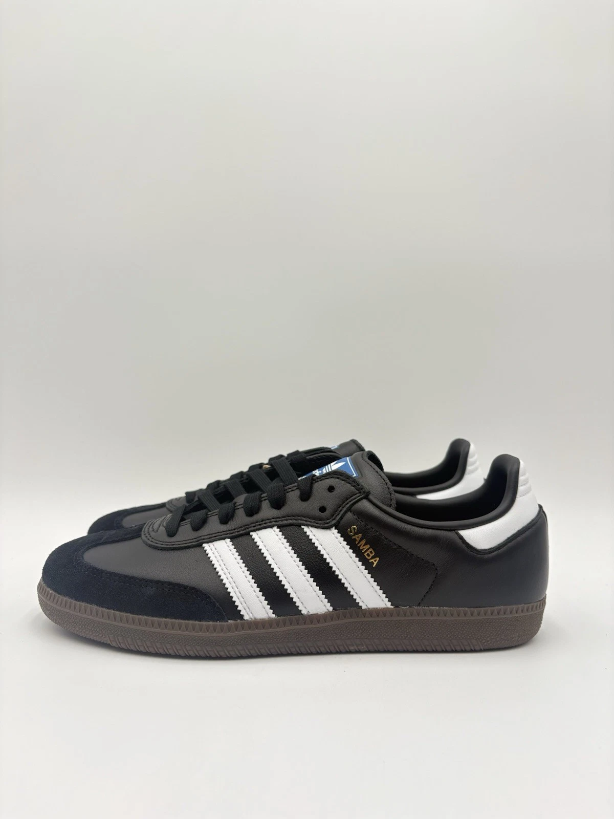 Adidas Men s Samba ADV Originals Multiple Sizes Black White Gum  IE3100 
