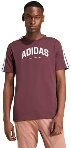 Adidas Mens Codes Collegiate Linear Graphic T Shirt