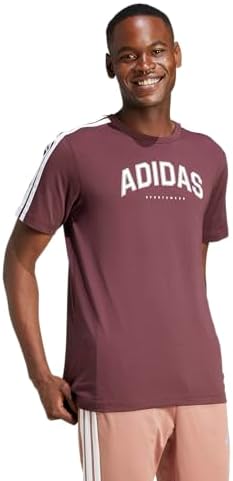 Adidas Mens Codes Collegiate Linear Graphic T Shirt