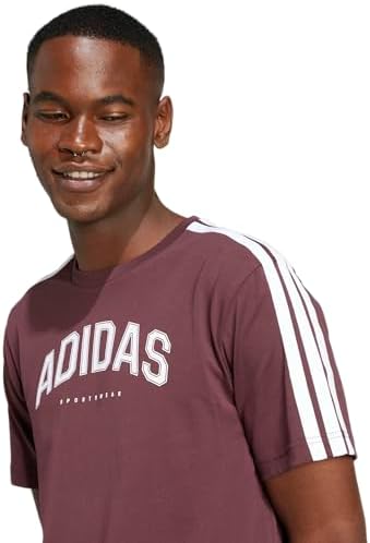 Adidas Mens Codes Collegiate Linear Graphic T Shirt