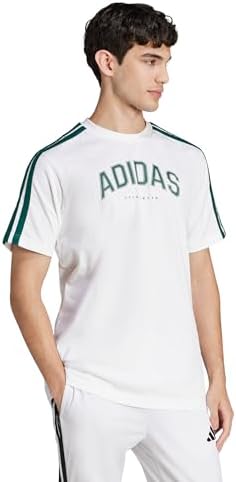 Adidas Mens Codes Collegiate Linear Graphic T Shirt