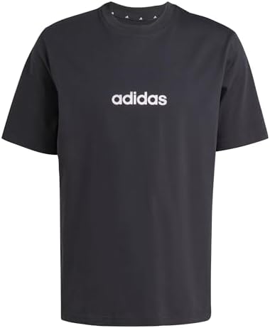 Adidas Mens Essentials Linear Single Jersey T Shirt