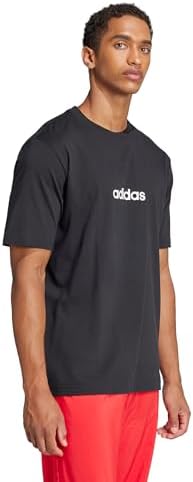 Adidas Mens Essentials Linear Single Jersey T Shirt