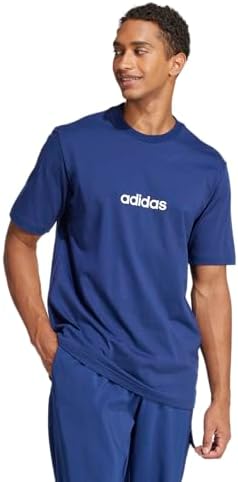 Adidas Mens Essentials Linear Single Jersey T Shirt