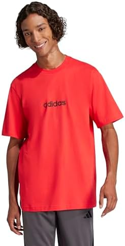 Adidas Mens Essentials Linear Single Jersey T Shirt