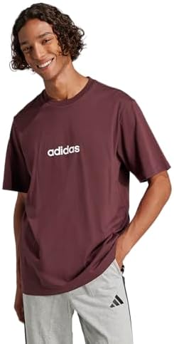 Adidas Mens Essentials Linear Single Jersey T Shirt