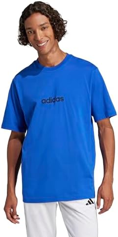 Adidas Mens Essentials Linear Single Jersey T Shirt