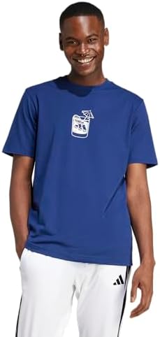 Adidas Mens Lounge Drink Graphic T Shirt