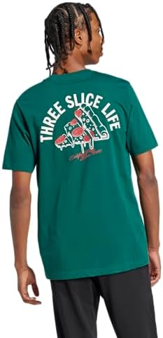 Adidas Mens Lounge Pizza Graphic T Shirt