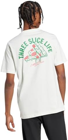 Adidas Mens Lounge Pizza Graphic T Shirt