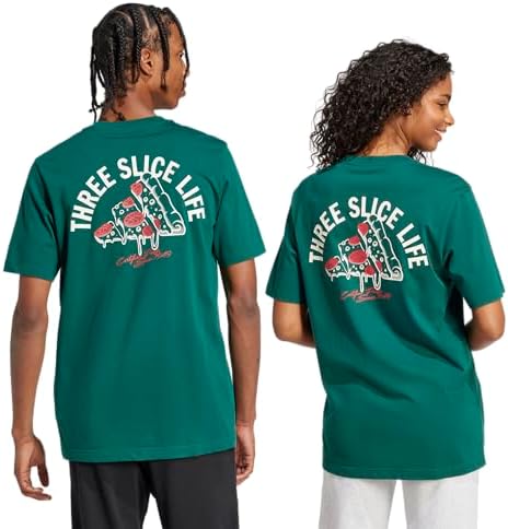 Adidas Mens Lounge Pizza Graphic T Shirt