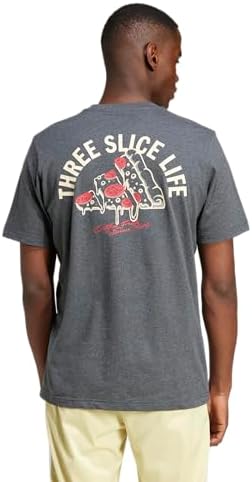 Adidas Mens Lounge Pizza Graphic T Shirt