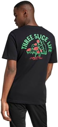 Adidas Mens Lounge Pizza Graphic T Shirt