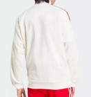 Adidas The First TT Track Top White Red 3 stripe Jacket IW3233 Full Zip Men s Sm