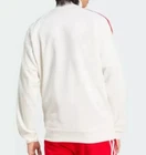 Adidas The First TT Track Top White Red 3 stripe Jacket IW3233 Full Zip Men s Sm