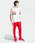Adidas The First TT Track Top White Red 3 stripe Jacket IW3233 Full Zip Men s Sm
