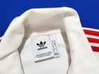 Talla S - Adidas Track Jacket Mens Small White Blue Red Yellow Stripe First Track Top