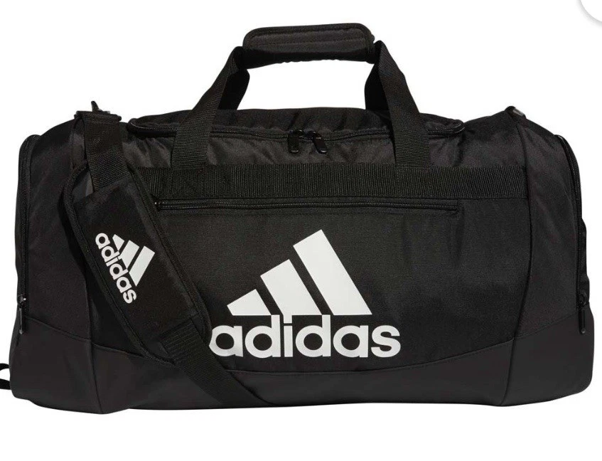 Adidas Unisex Defender IV Duffel Bag Small  38L  Black White NEW