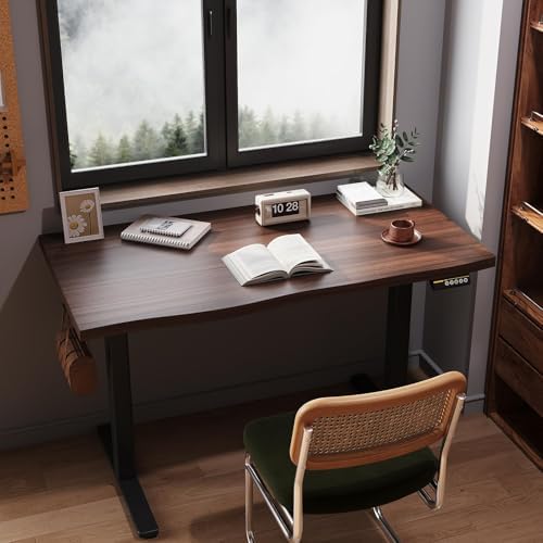 Adjustable Electric Standing Desk Frame  Height & Length Adjustable for 63 x 28 Tabletops  3 Preset Heights  Heavy Duty 154LBS Capacity  Black Ergonomic Sit Stand Desk Legs for Home Office