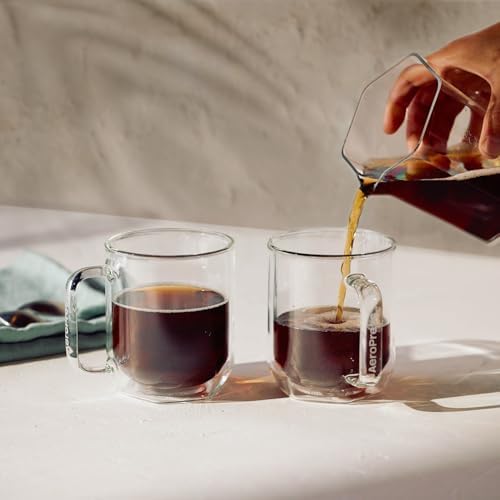 AeroPress Original XL Coffee Press  All in One Large French Press  Pour Over & Espresso Style Manual Brewer  2 Min Brew for Less Bitterness  More Flavor  Portable Coffee Maker  Travel & Camping