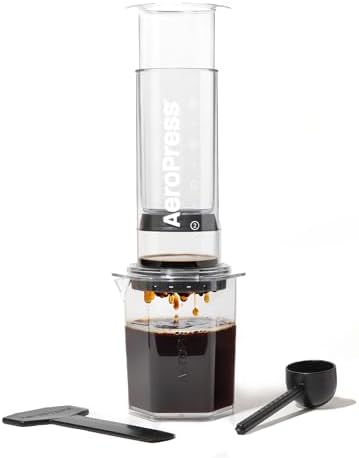 AeroPress Original XL Coffee Press  All in One Large French Press  Pour Over & Espresso Style Manual Brewer  2 Min Brew for Less Bitterness  More Flavor  Portable Coffee Maker  Travel & Camping