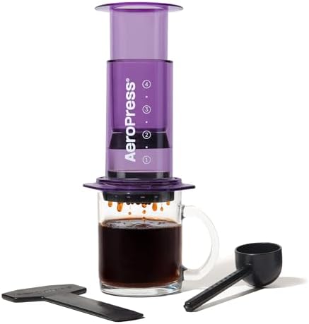 AeroPress Original XL Coffee Press  All in One Large French Press  Pour Over & Espresso Style Manual Brewer  2 Min Brew for Less Bitterness  More Flavor  Portable Coffee Maker  Travel & Camping