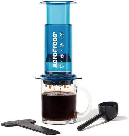 AeroPress Original XL Coffee Press  All in One Large French Press  Pour Over & Espresso Style Manual Brewer  2 Min Brew for Less Bitterness  More Flavor  Portable Coffee Maker  Travel & Camping
