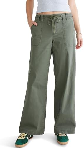 Aeropostale Womens Low Rise Baggy Wide Leg Jean