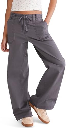 Aeropostale Womens Low Rise Baggy Wide Leg Jean