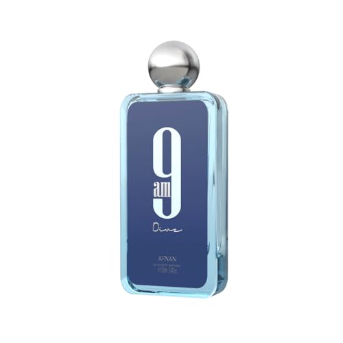 Afnan 9 AM Pour Femme Eau De Parfum, 3.4 onzas