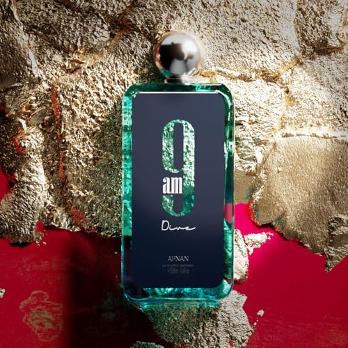 Afnan 9 AM Pour Femme Eau De Parfum, 3.4 onzas