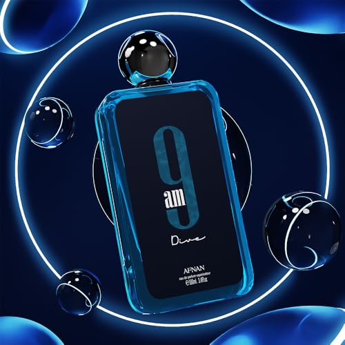 Afnan 9 AM Pour Femme Eau De Parfum, 3.4 onzas