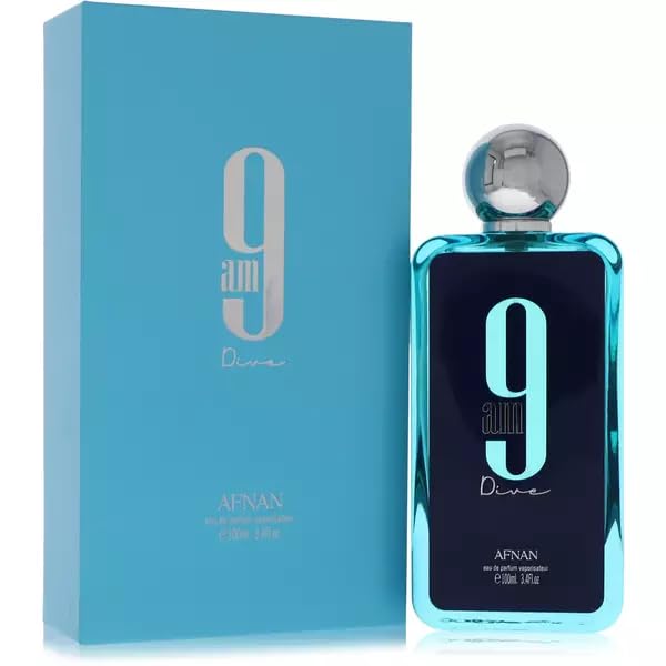 Afnan 9 AM Dive  By Afnan Perfumes  EDP SPRAY 3 4 Ounce  100ml  Unisex