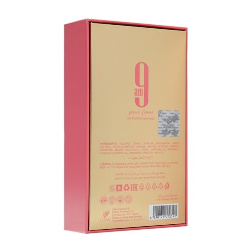 Afnan 9 AM Pour Femme Eau De Parfum  3 4 Fl  Oz