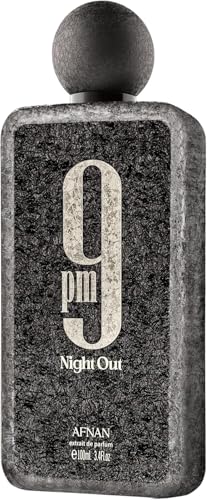 Afnan 9 PM Night Out Unisex Extrait de Parfum  3 4 Fl  Oz