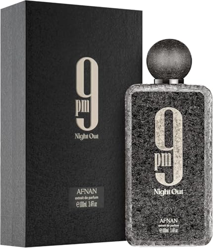 Afnan 9 PM Night Out Unisex Extrait de Parfum  3 4 Fl  Oz