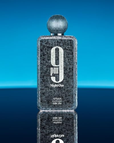Afnan 9 PM Night Out Unisex Extrait de Parfum, 3.4 onzas líquidas