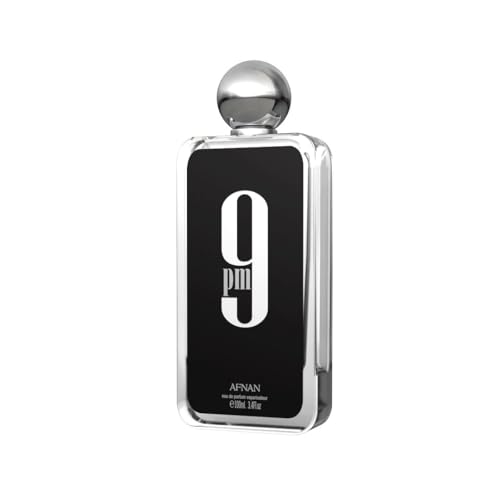Afnan 9 Pm Eau De Parfum Spray for Men  3 4 Ounce
