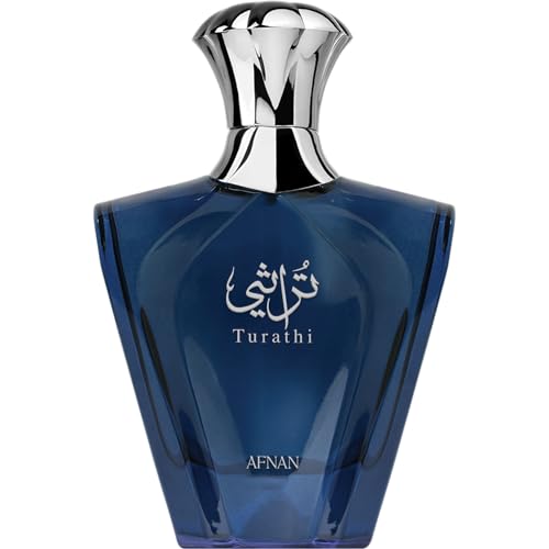 Afnan Turathi Blue Eau de Parfum Spray for Men  3 0 Fl  Oz