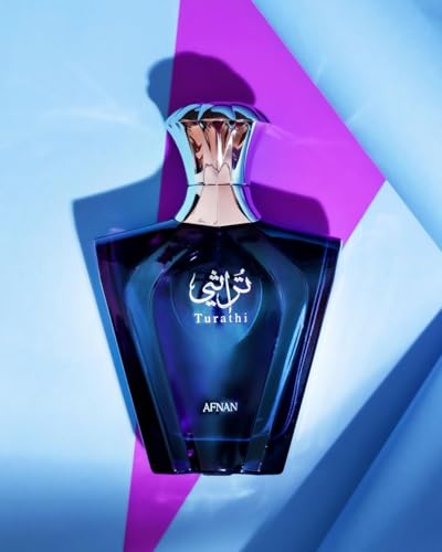 Afnan Turathi Blue Eau de Parfum Spray for Men  3 0 Fl  Oz