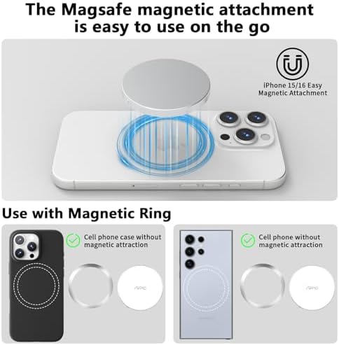 Aiffro P10 Magnetic PSSD 2TB for iPhone MagSafe Portable SSD  Upto 2000MB/s Type C  SM2320 USB 3 2 Gen 2x2 20Gbps  Connectivity  Updated Firmware   Portable Magnetic External Solid State Solution