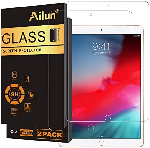 Ailun Screen Protector for iPad Air 11 Inch 2026/2025/2024  8/7/6th Gen M4/M3/M2   iPad Pro 11 inch 2025/2024  6/5th Gen M5/M4  Tempered Glass Face ID Apple Pencil Compatible Case Friendly 2 Pack