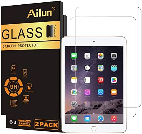 Ailun Screen Protector for iPad Air 11 Inch 2026/2025/2024  8/7/6th Gen M4/M3/M2   iPad Pro 11 inch 2025/2024  6/5th Gen M5/M4  Tempered Glass Face ID Apple Pencil Compatible Case Friendly 2 Pack
