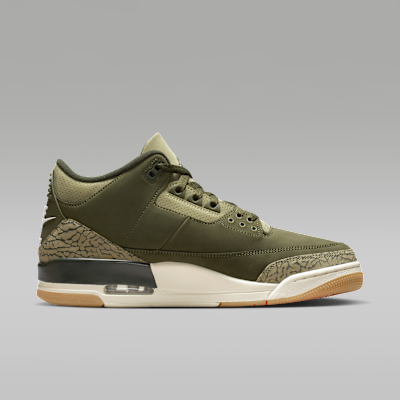 Talla 10 M Air Jordan 3 Retro "Medium Olive"