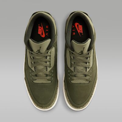 Talla 10 M Air Jordan 3 Retro "Medium Olive"