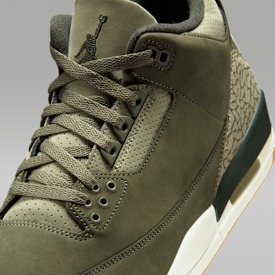 Talla 10 M Air Jordan 3 Retro "Medium Olive"