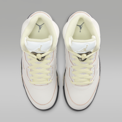 Air Jordan 5 Retro "Luminous Green and Sail", Talla W8