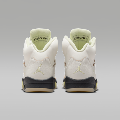 Air Jordan 5 Retro "Luminous Green and Sail", Talla W8